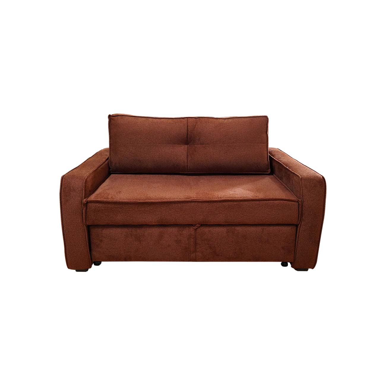 Sofacama Sevilla tamaño matrimonial color pewter en tela foryl moleskin