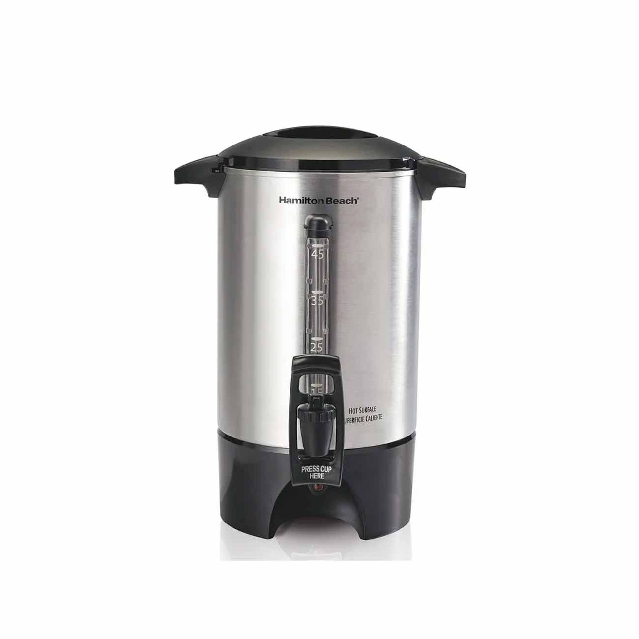 CAFETERA HAMILTON BEACH 45 TAZAS PLATA