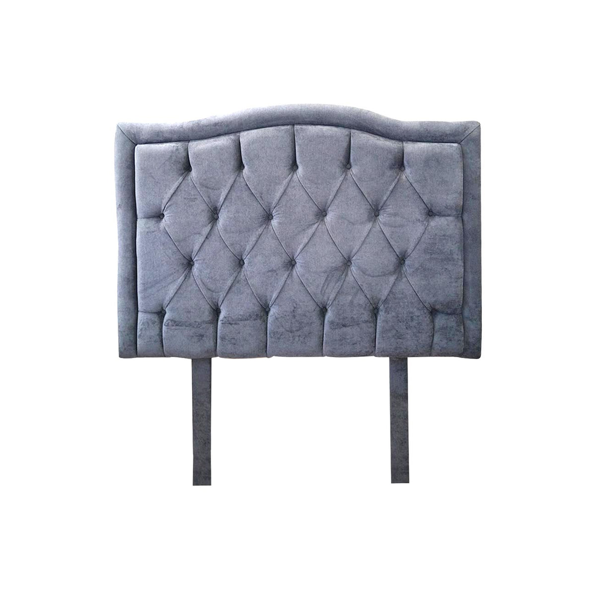 Cabecera matrimonial Prada color gris