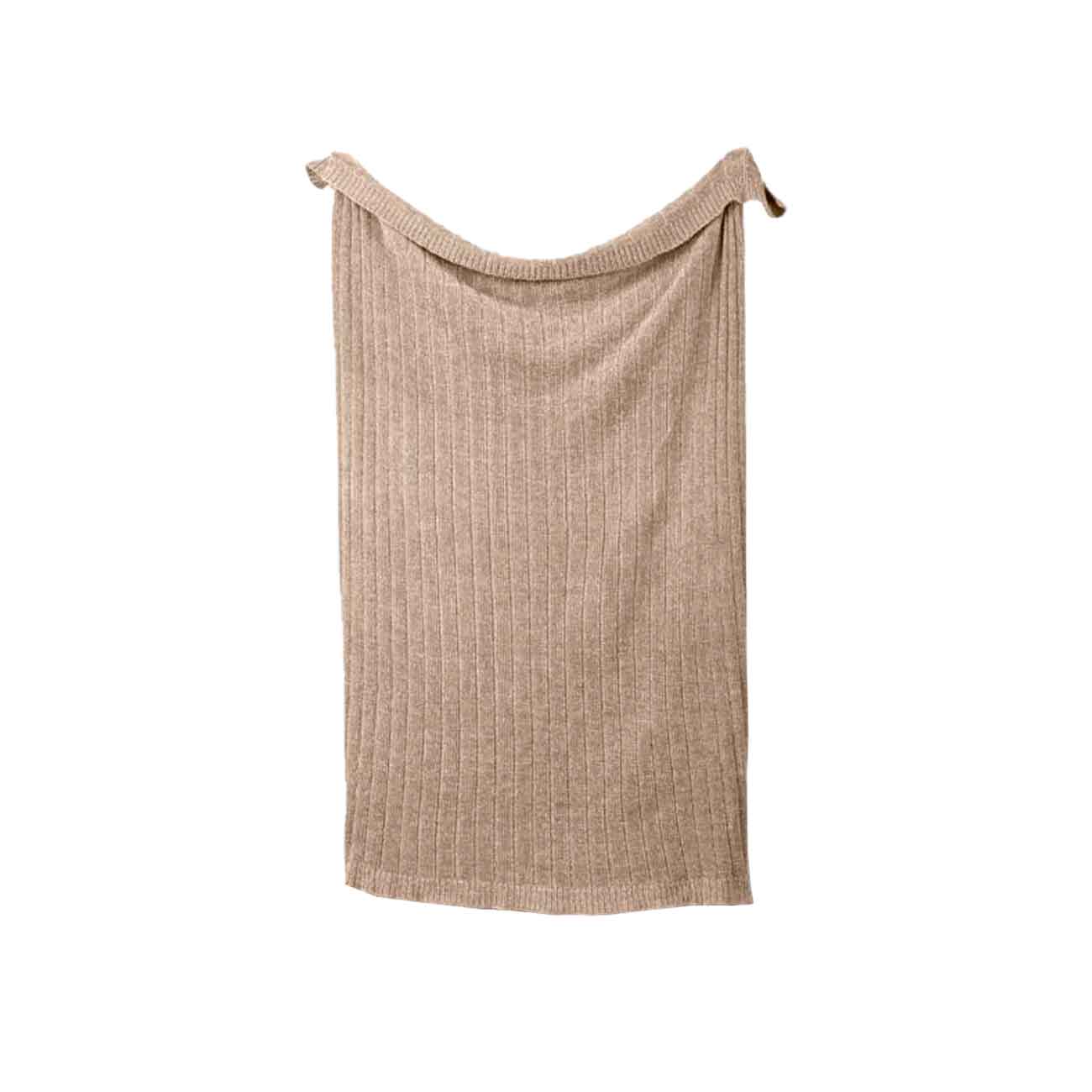 Frazada chenille Manila (beige claro)