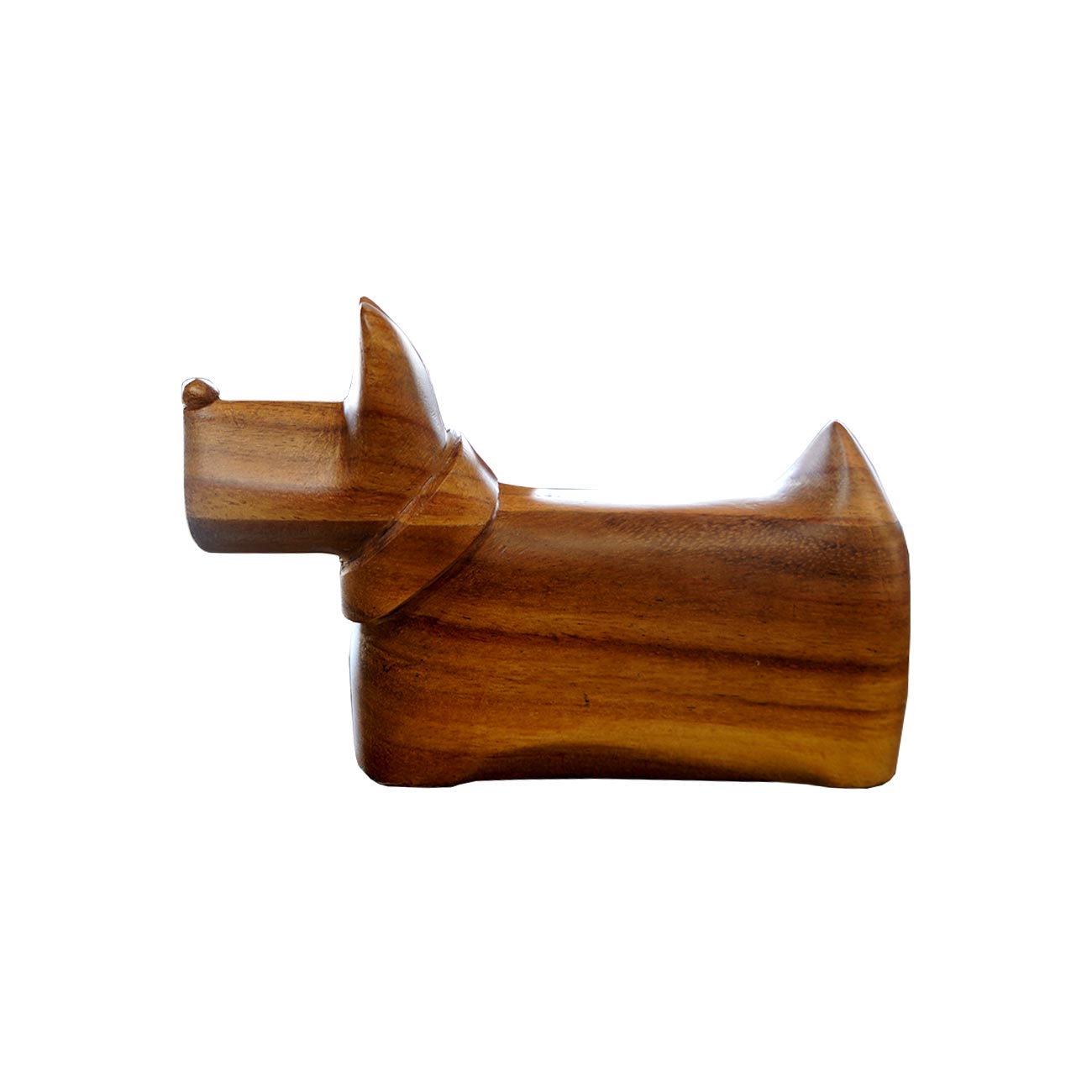ESCULTURA PERRO  MADERA