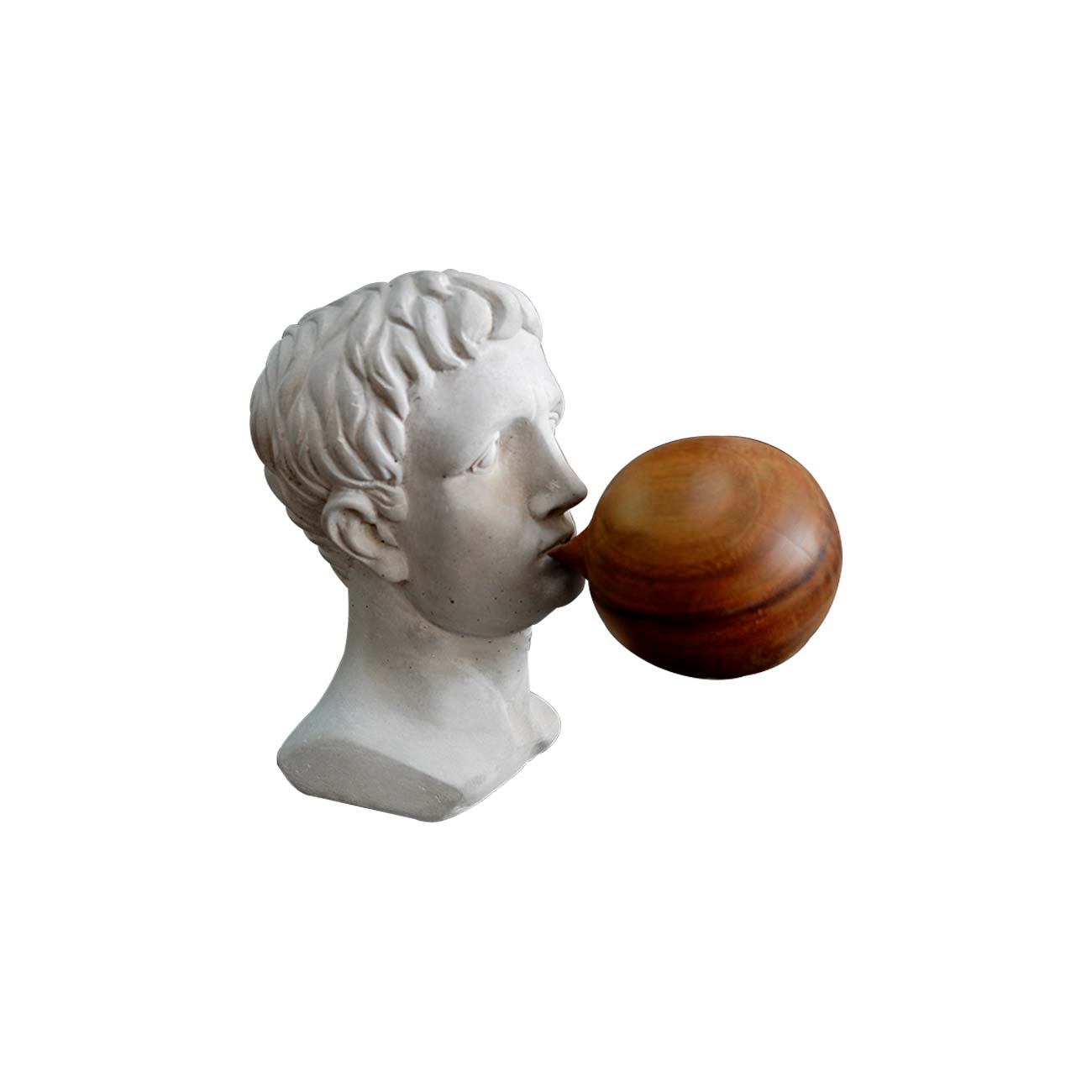 ESCULTURA BUSTO NATURAL CON CHICLE