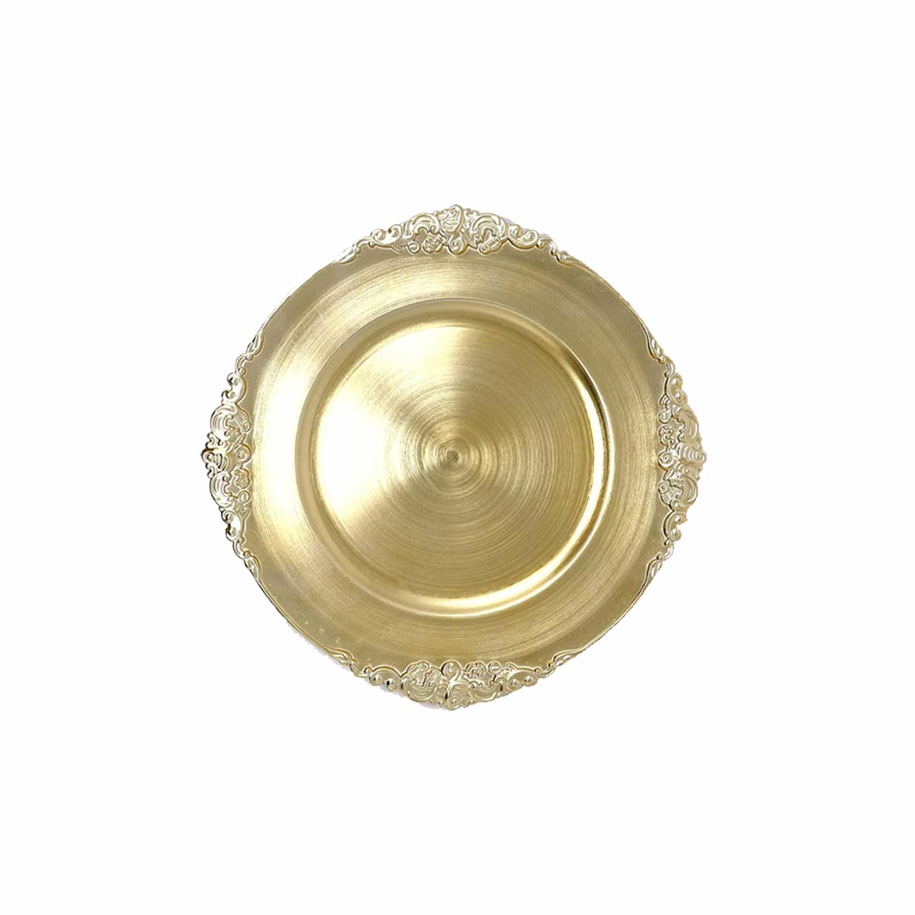 BAJO PLATO GRECAS ORO