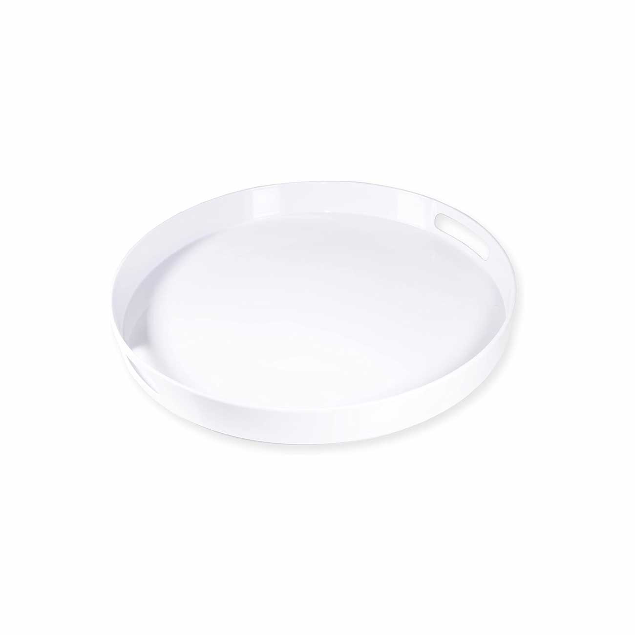 CHAROLA REDONDA BLANCA