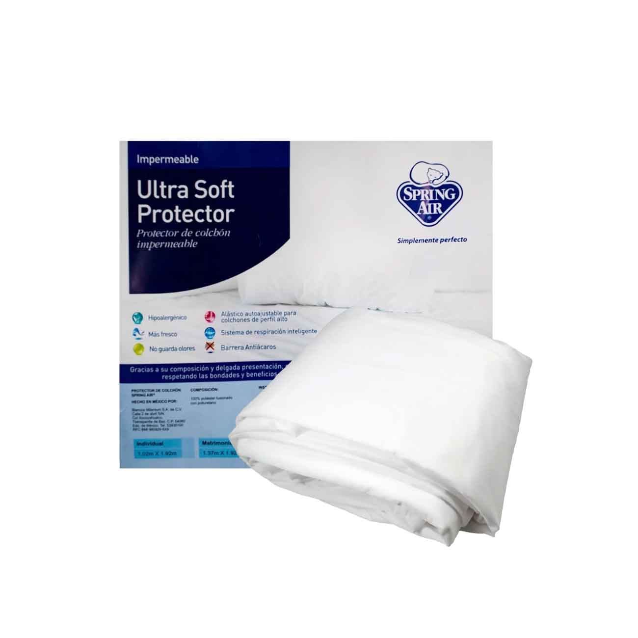 PROTECTOR DE COLCHON INDIVIDUAL