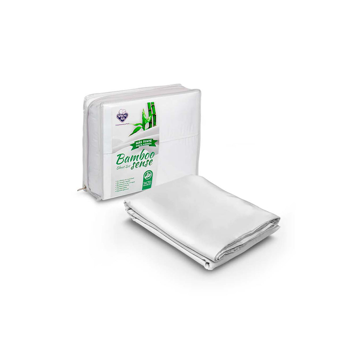 JUEGO DE SABANAS MATRIMONIAL  ULTRASOFT BAMBU PERFIL TELA 100% MICROFIBRA COLOR BLANCO