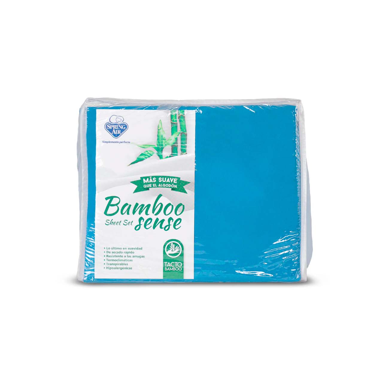 JUEGO DE SABANAS KING SIZE  ULTRASOFT BAMBU PERFIL TELA 100% MICROFIBRA COLOR AZUL