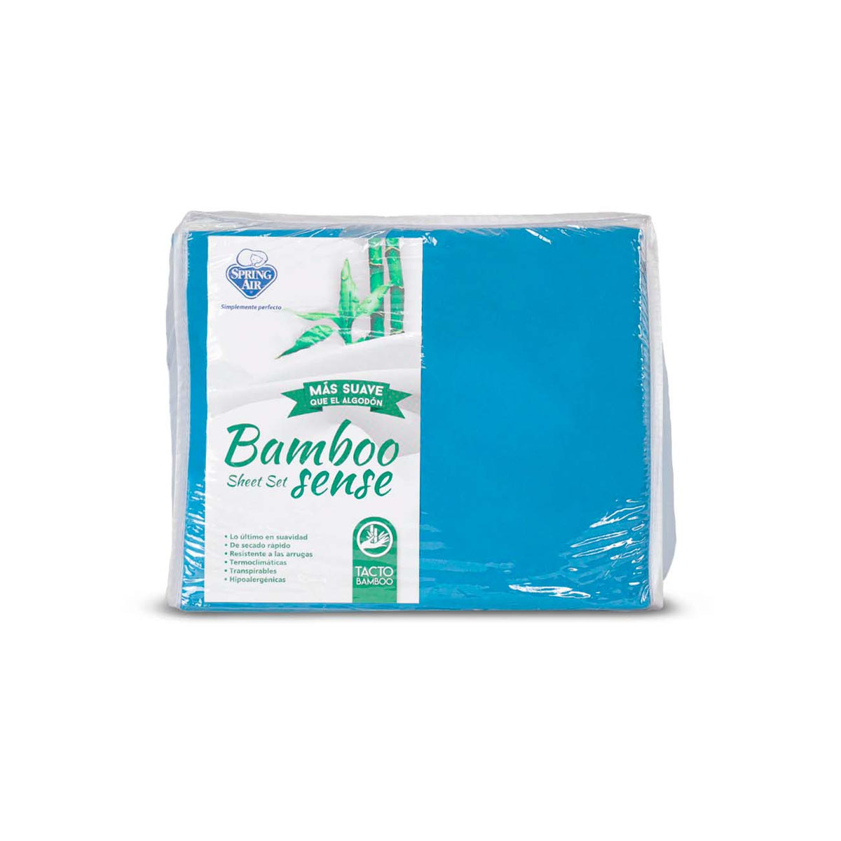 JUEGO DE SABANAS KING SIZE  ULTRASOFT BAMBU PERFIL TELA 100% MICROFIBRA COLOR AZUL