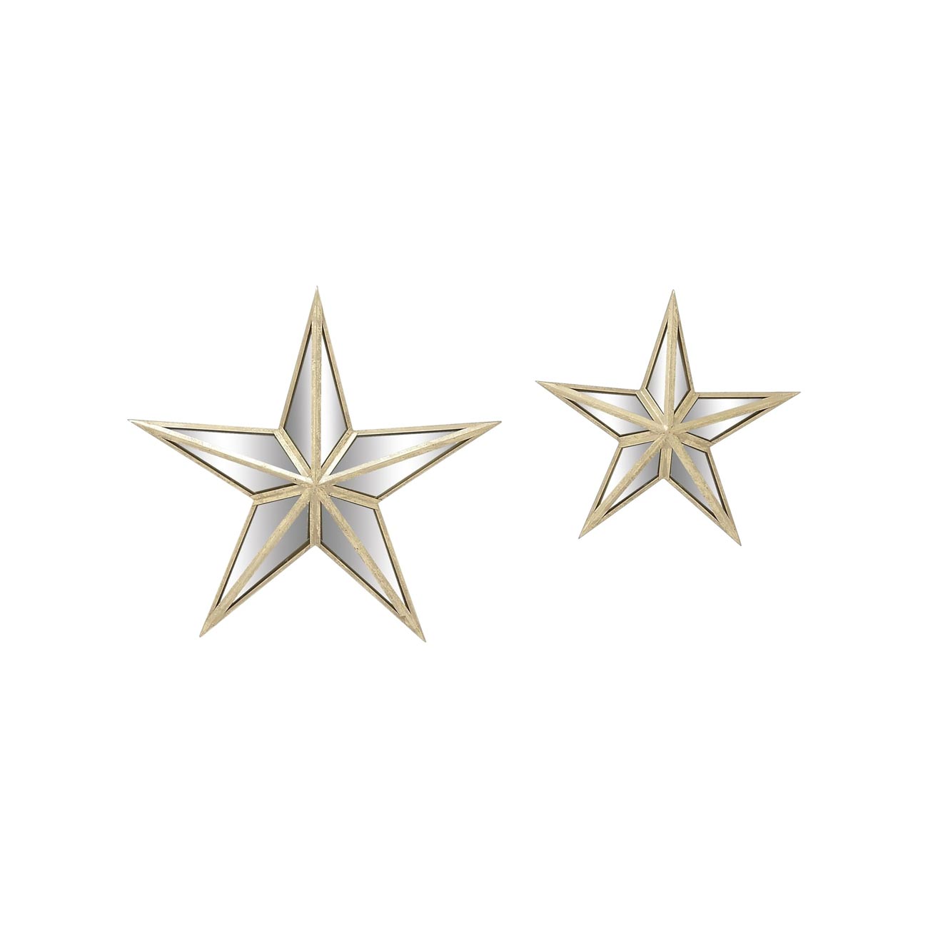 ARREGLO DE PARED ESTRELLA ESPEJO