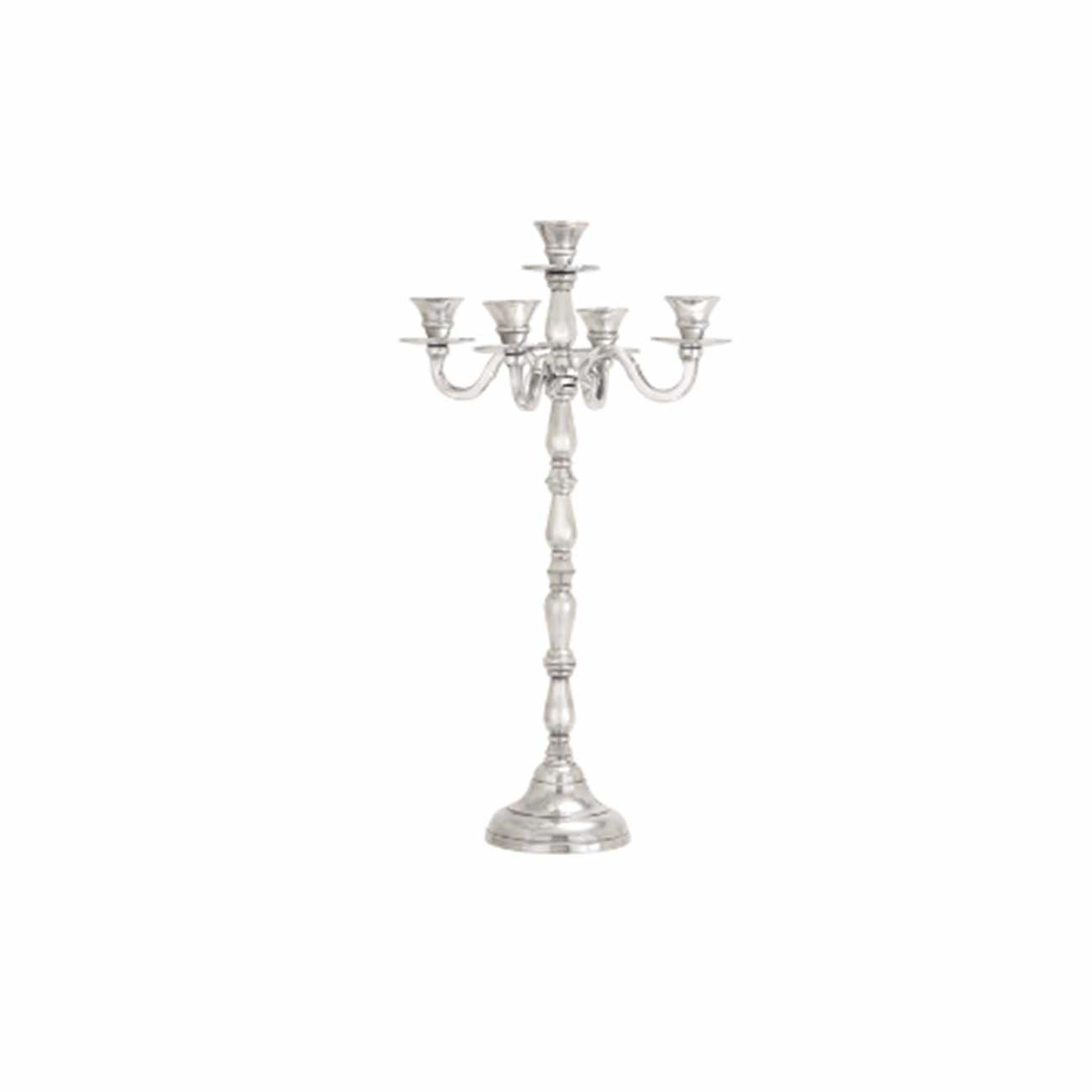 CANDELABRO COLOR PLATA