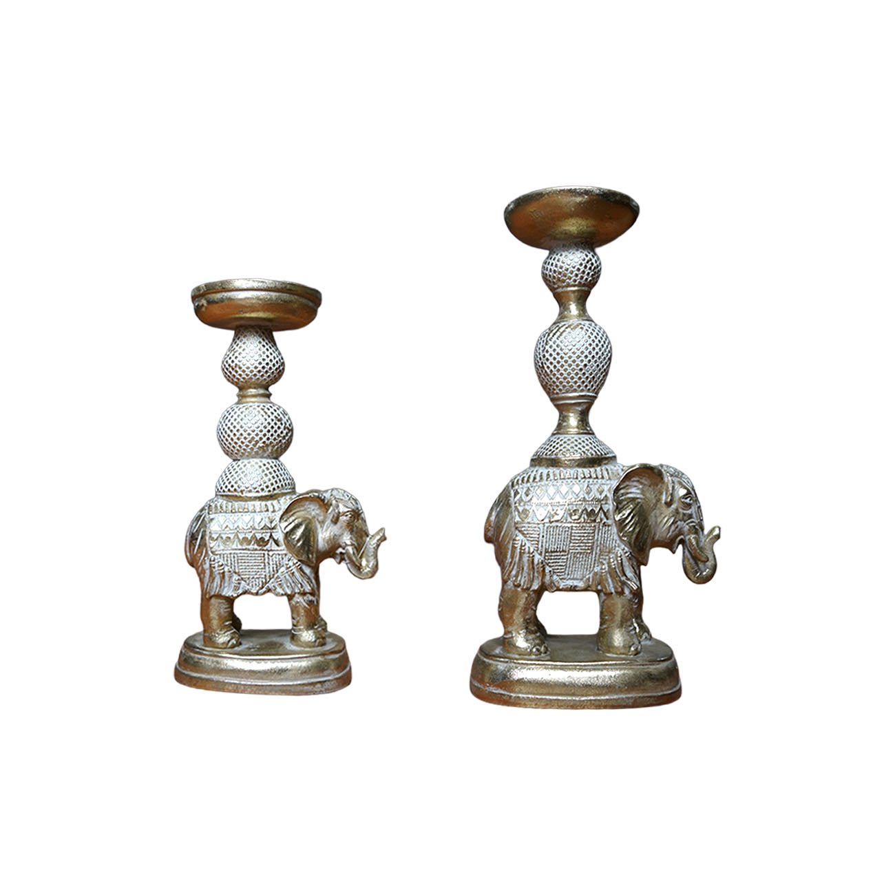 SET DE CANDELABRO ELEFANTE