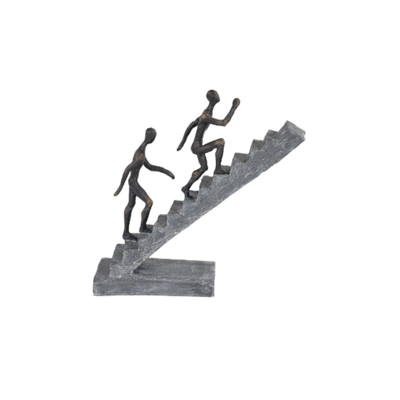 ESCULTURA HOMBRE EN ESCALERA
