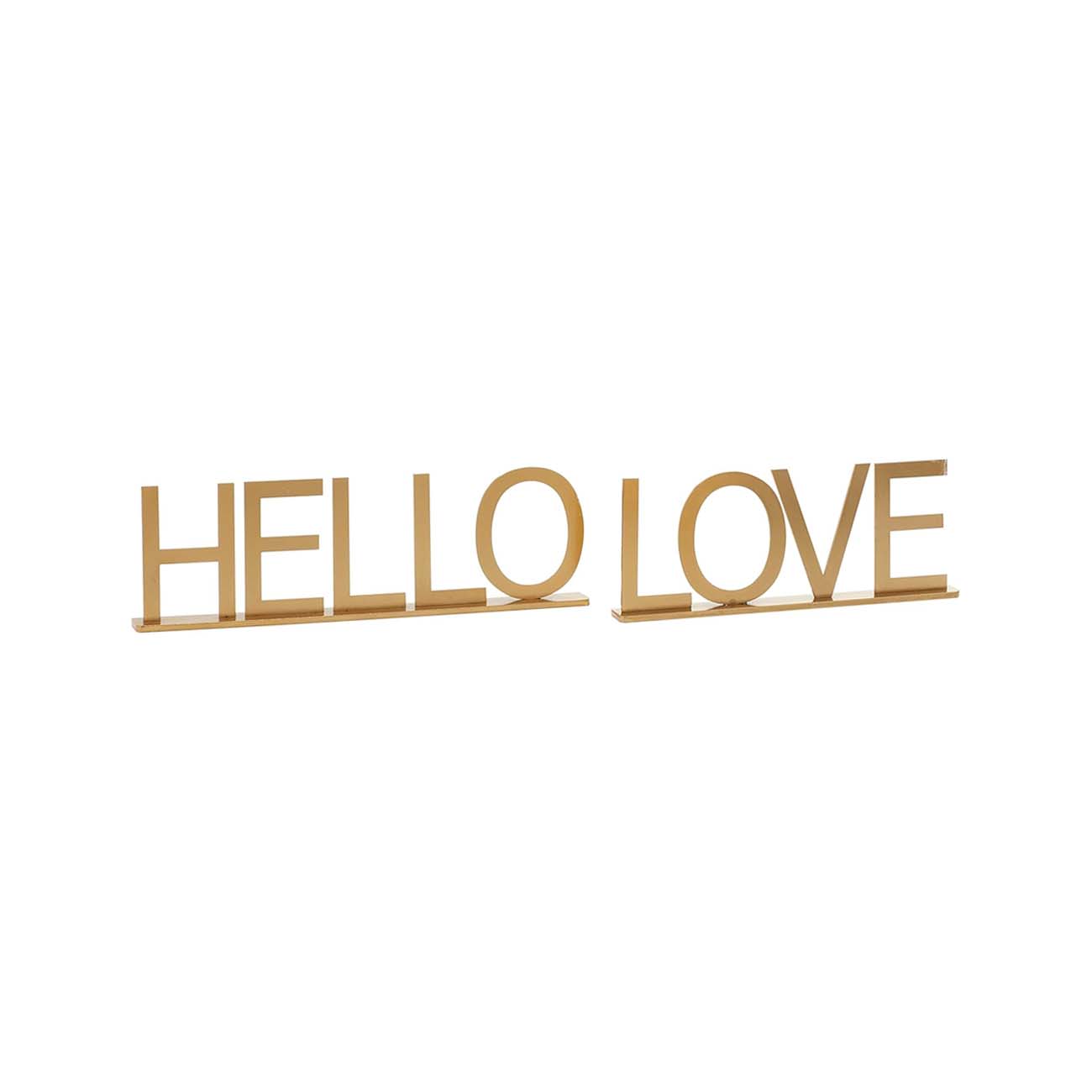 SET DE LETRERO HELLO-LOVE