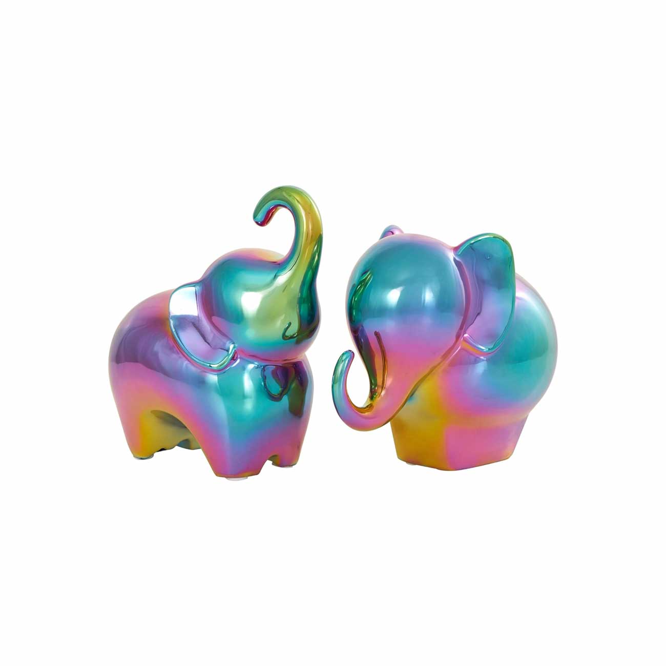 SET ESCULTURA ELEFANTES