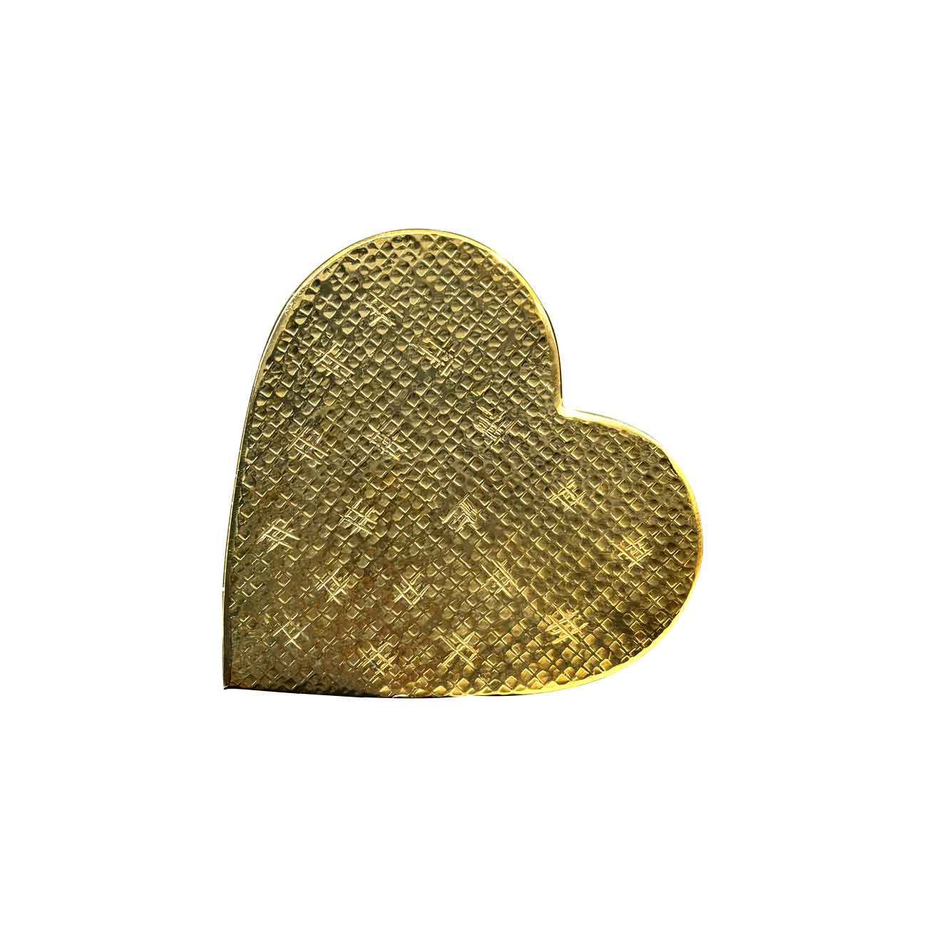 ESCULTURA CORAZON DORADO