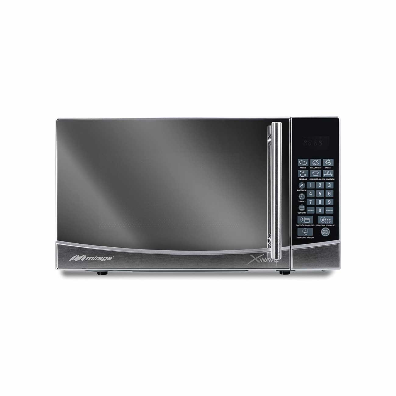 Horno de microondas mirage  xwave 0.7 p3 silver