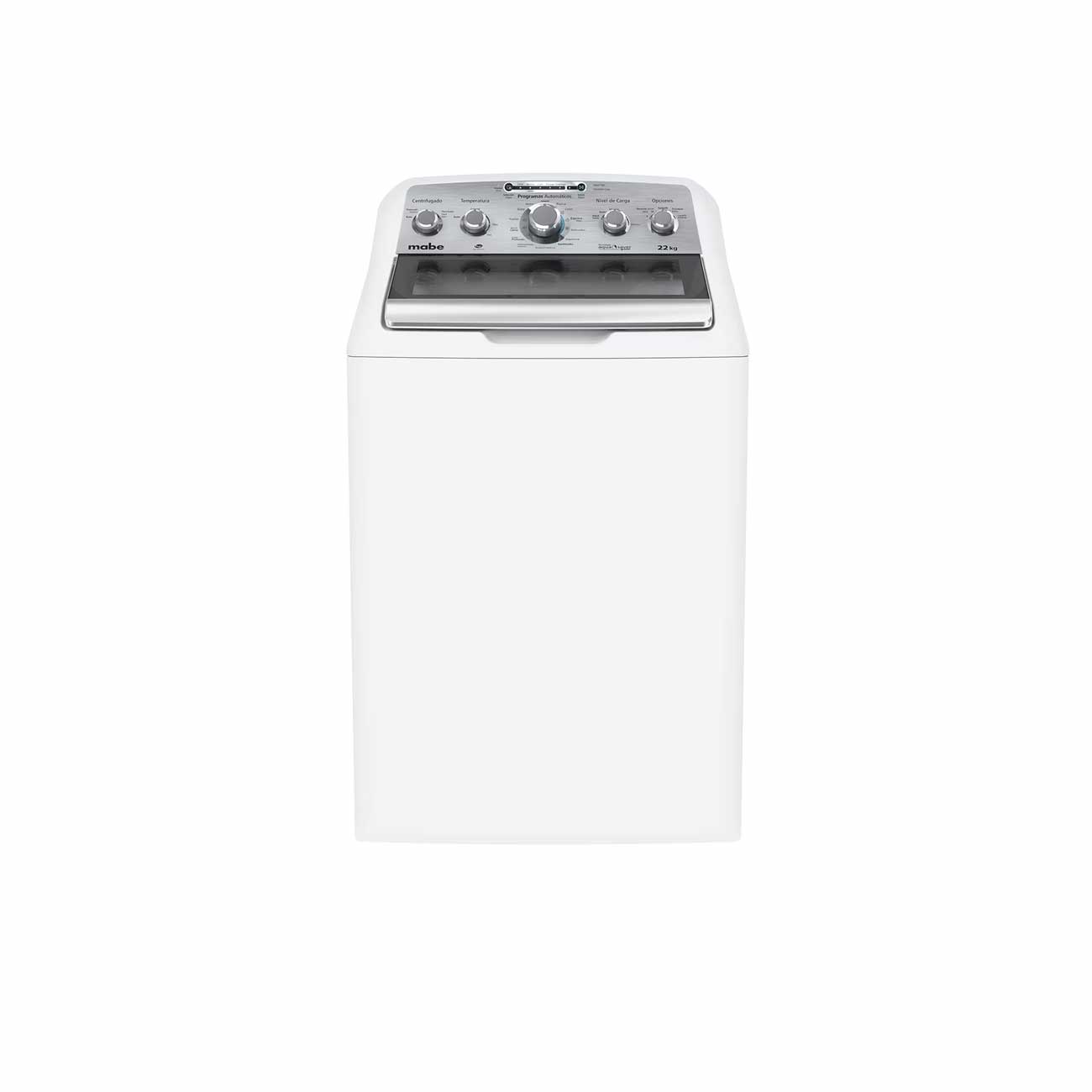 Lavadora mabe 22 kgs blanca automatica