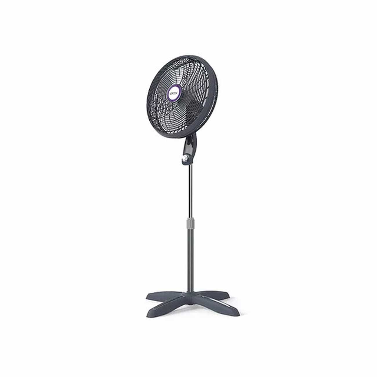Ventilador navia de pedestal 18 pulgadas 3 velocidades gris