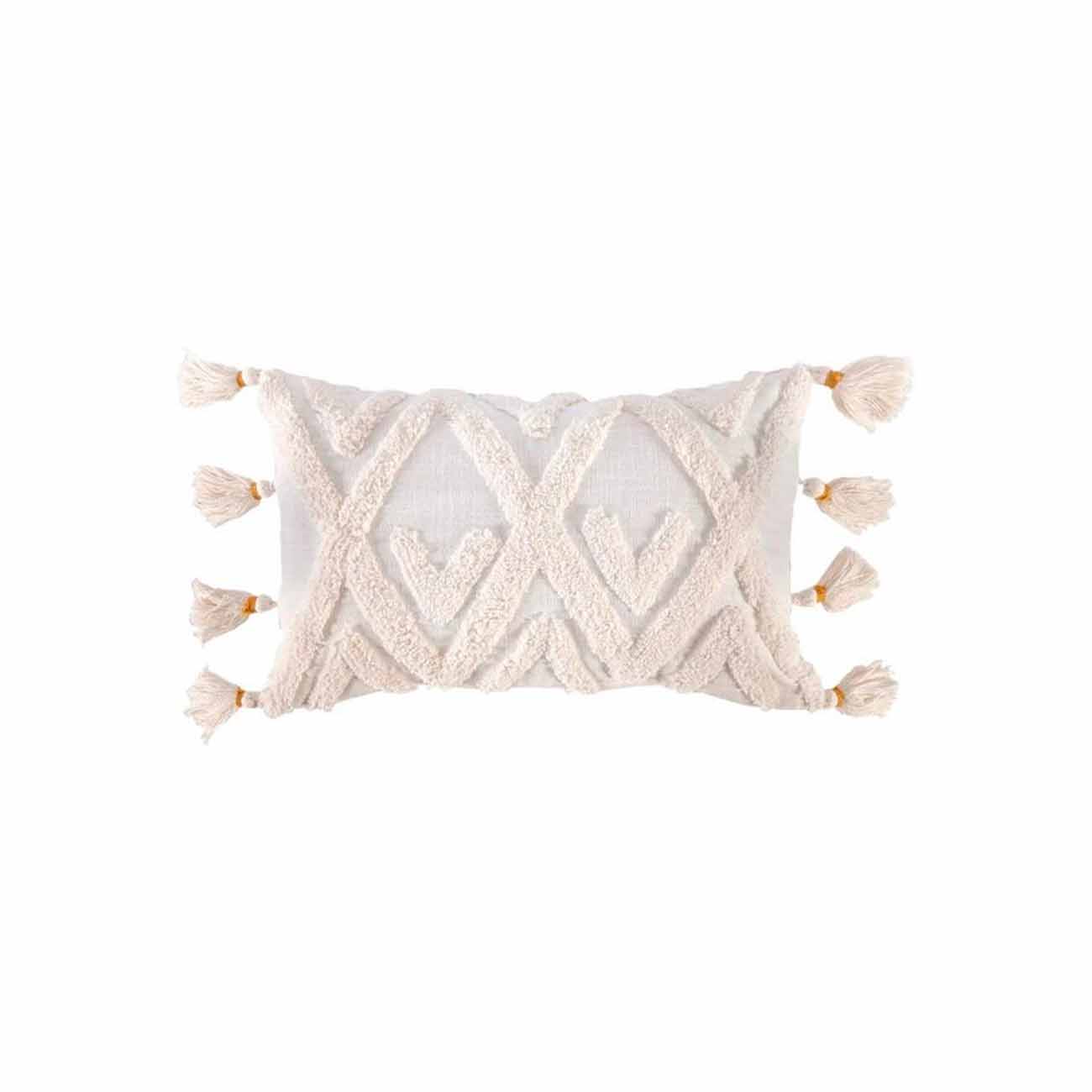 COJIN MUMBAI BEIGE CON FUNDA Y RELLENO
