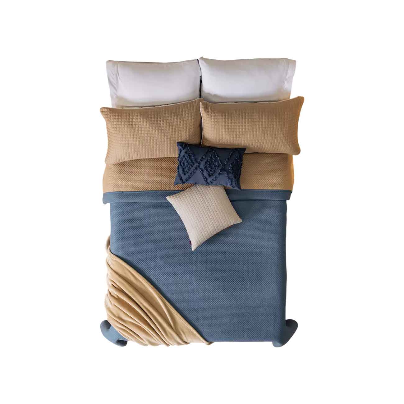 Edredón Mita mat. con 2 fundas de almohada std. novo incienso