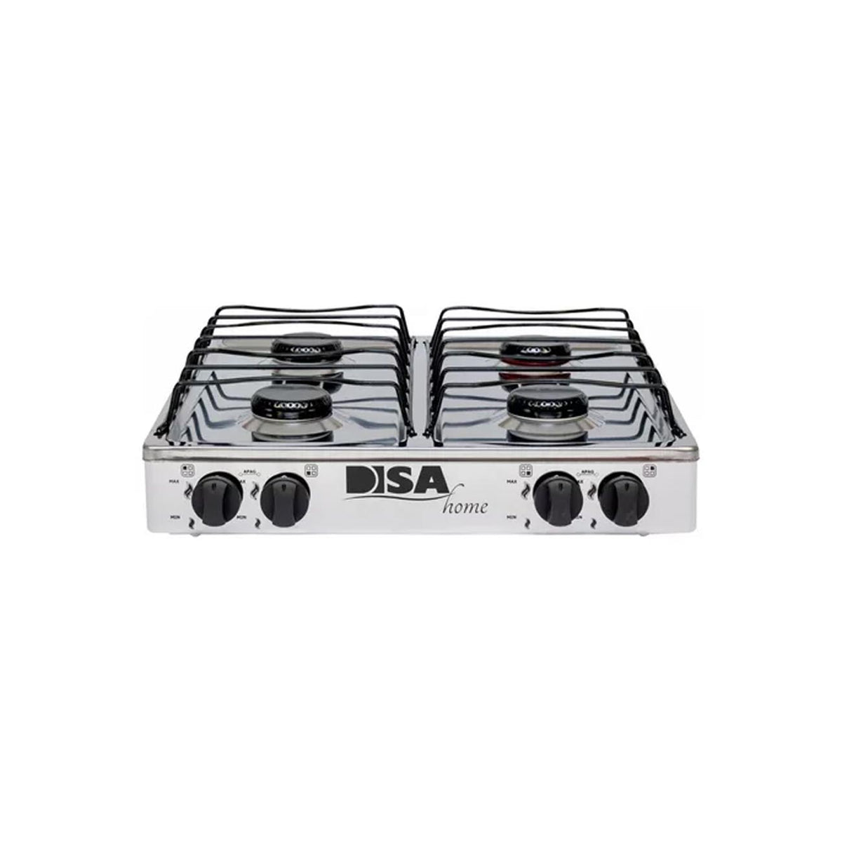 Parrilla disa 02-02-0-117, 4 quemadores gas acero inoxidable empotrable