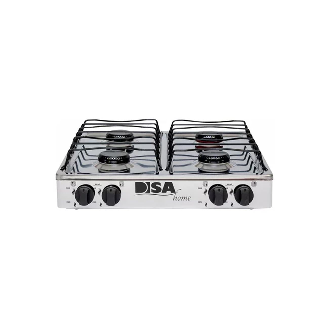 Parrilla disa 02-02-0-117, 4 quemadores gas acero inoxidable empotrable