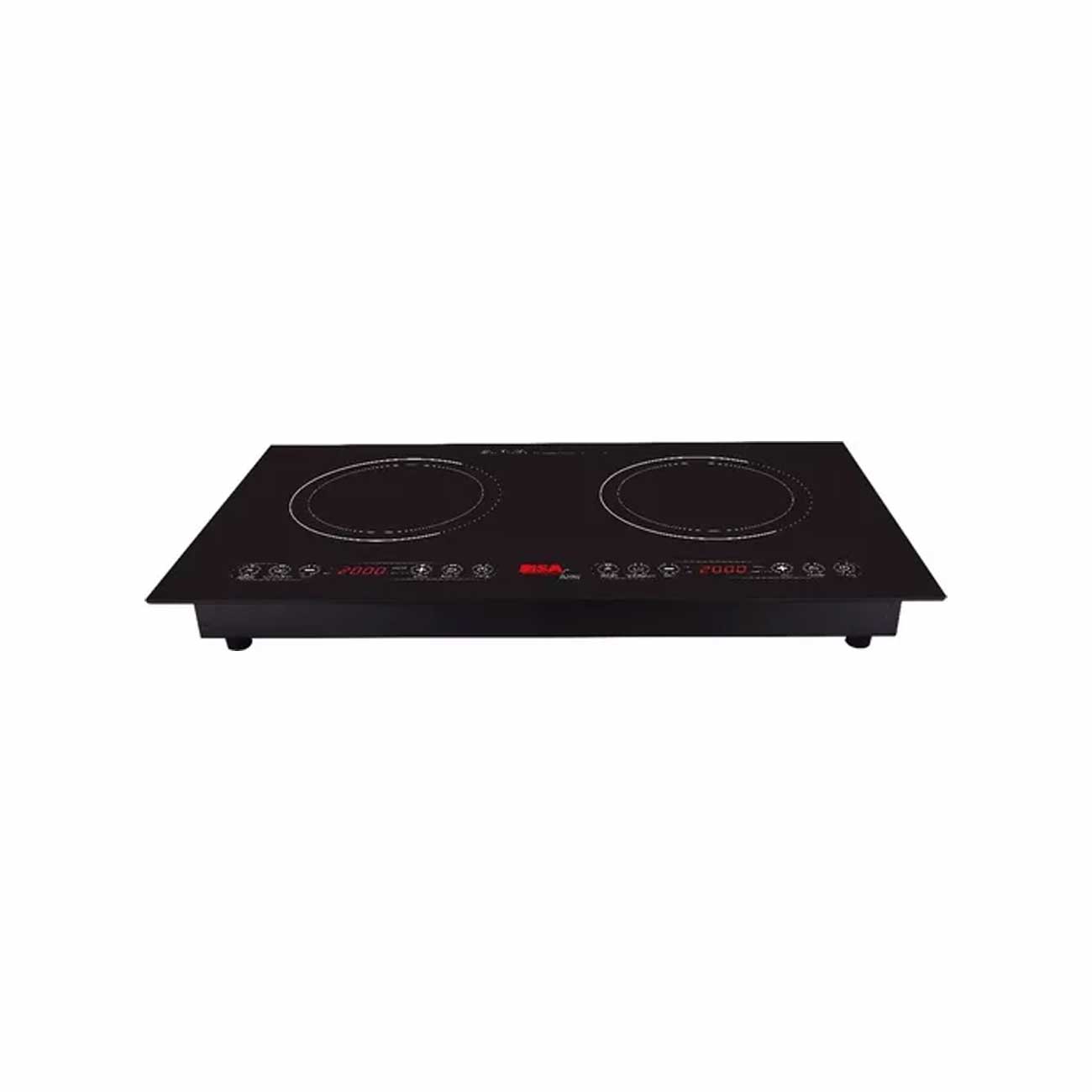 Parrilla de induccion disa 2 quemadores encendido automatico negra
