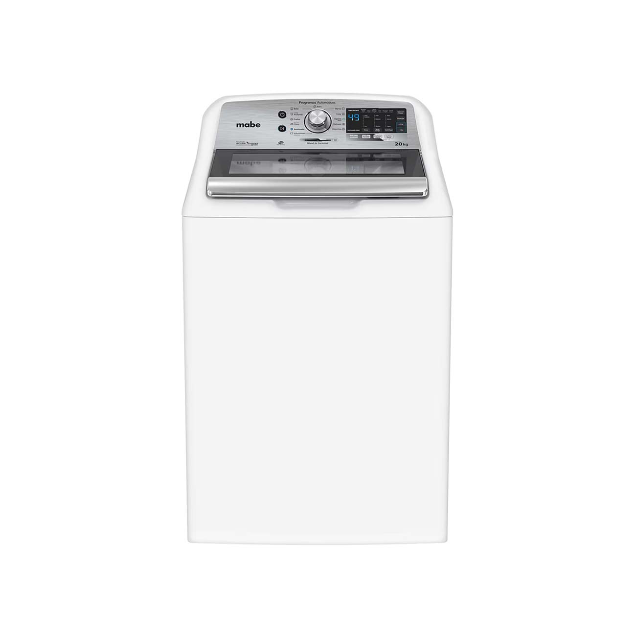Lavadora mabe 20 kgs automatica carga superior blanco