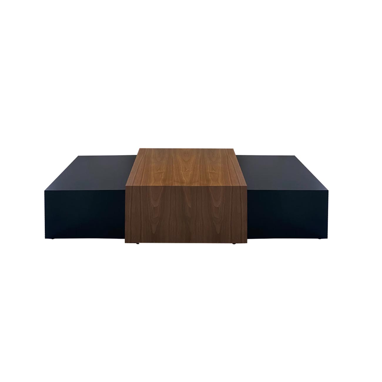 Mesa de centro formada por tres partes