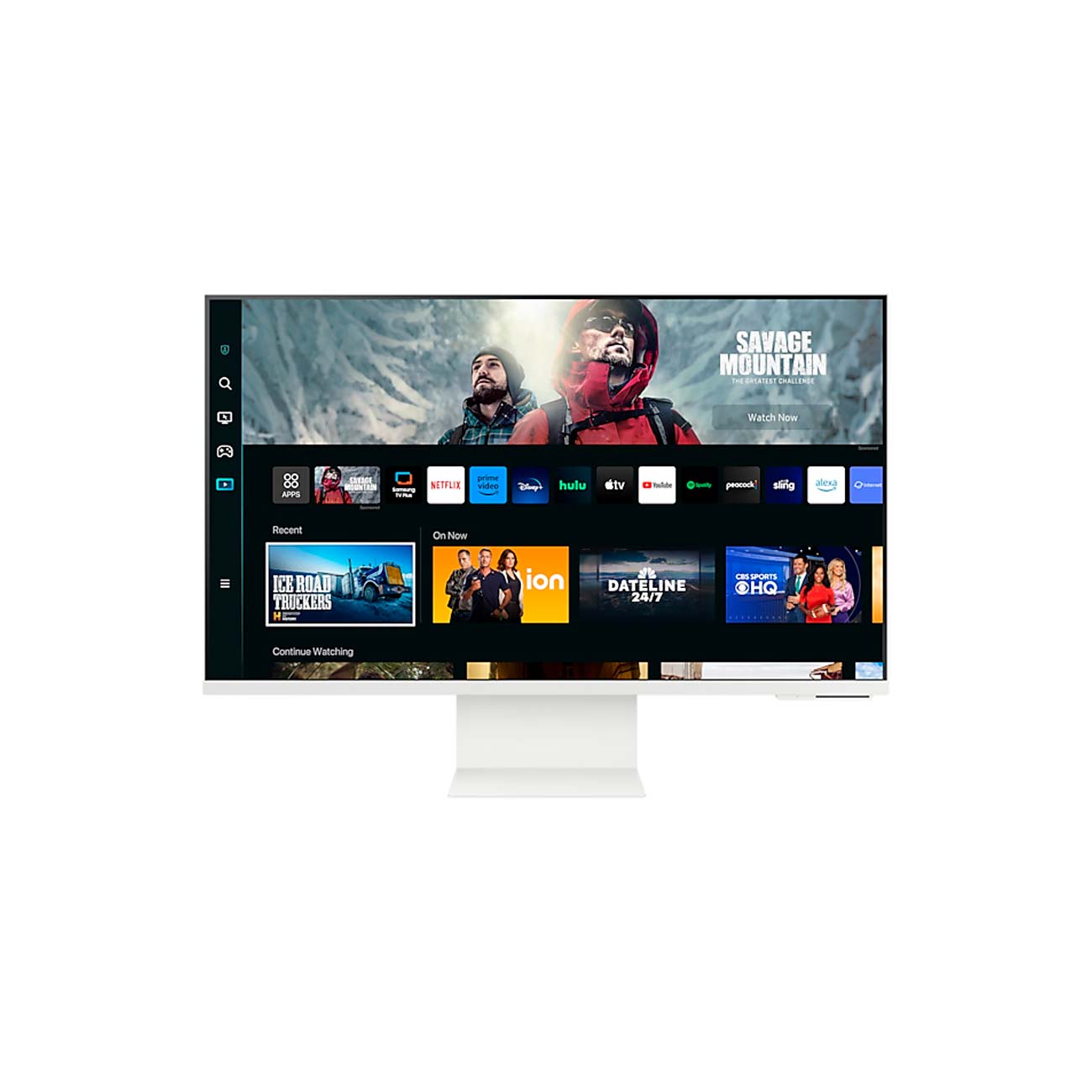 Monitor samsung smart  27 pulgadas 4k uhd whit streaming tv, usb-c ergonomic stand and slimfit