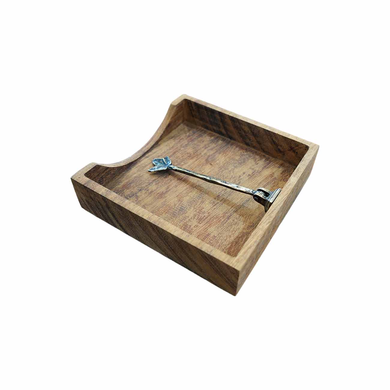 Charola para servilletas Madera Rama Otoño