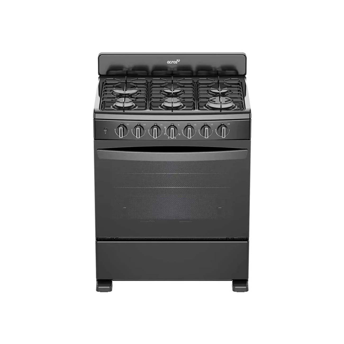Estufa acros 30 pulgadas negro 76 cm