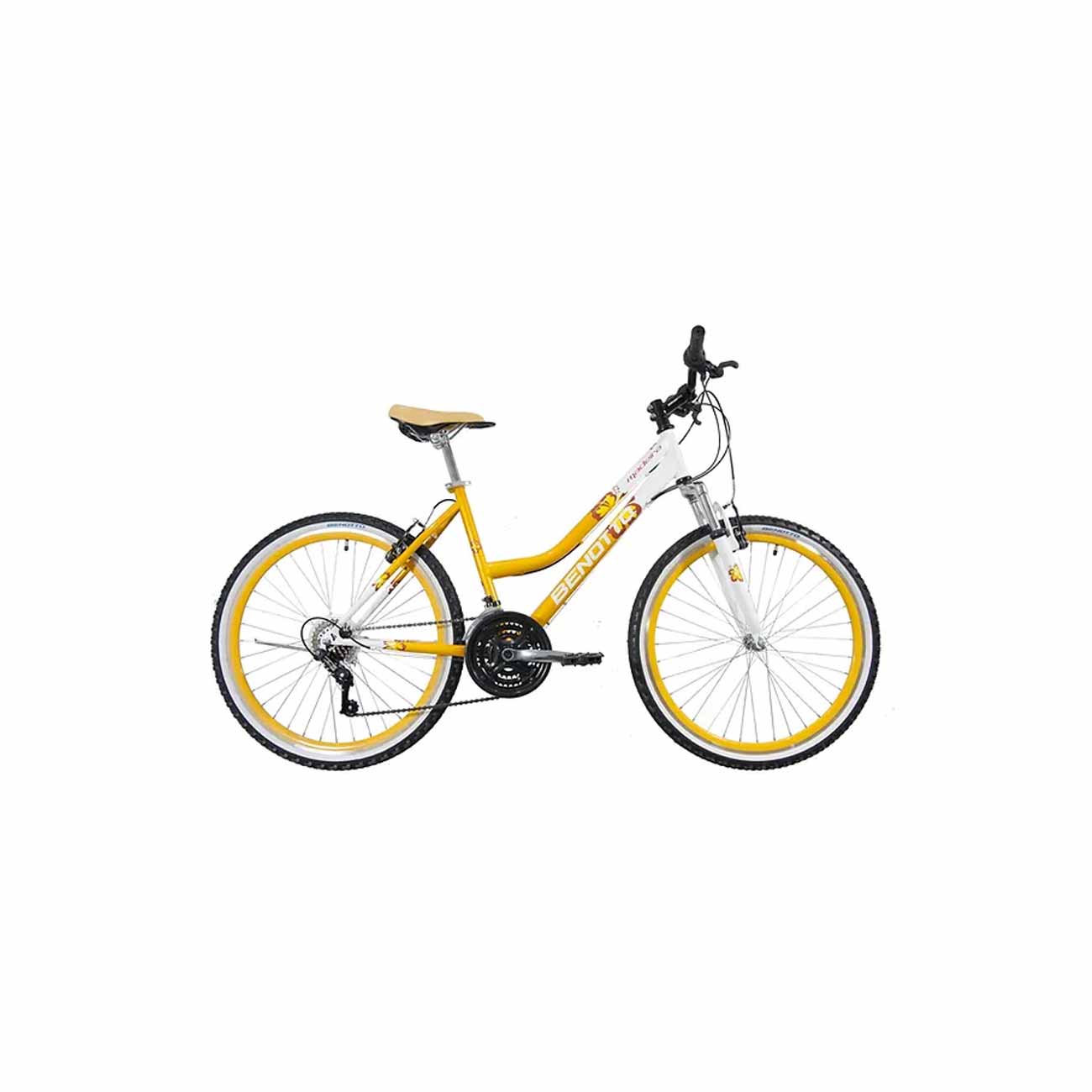 Bicicleta  rodada 26, con  21 velocidades, frenos  “V”  acero naranja