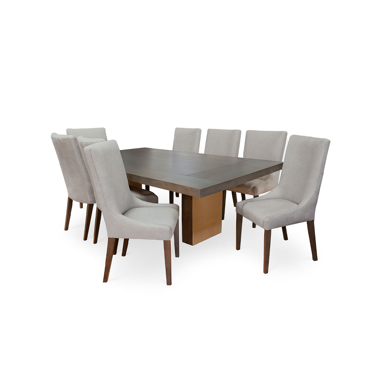 Comedor Andromeda 8 sillas gran genova beige
