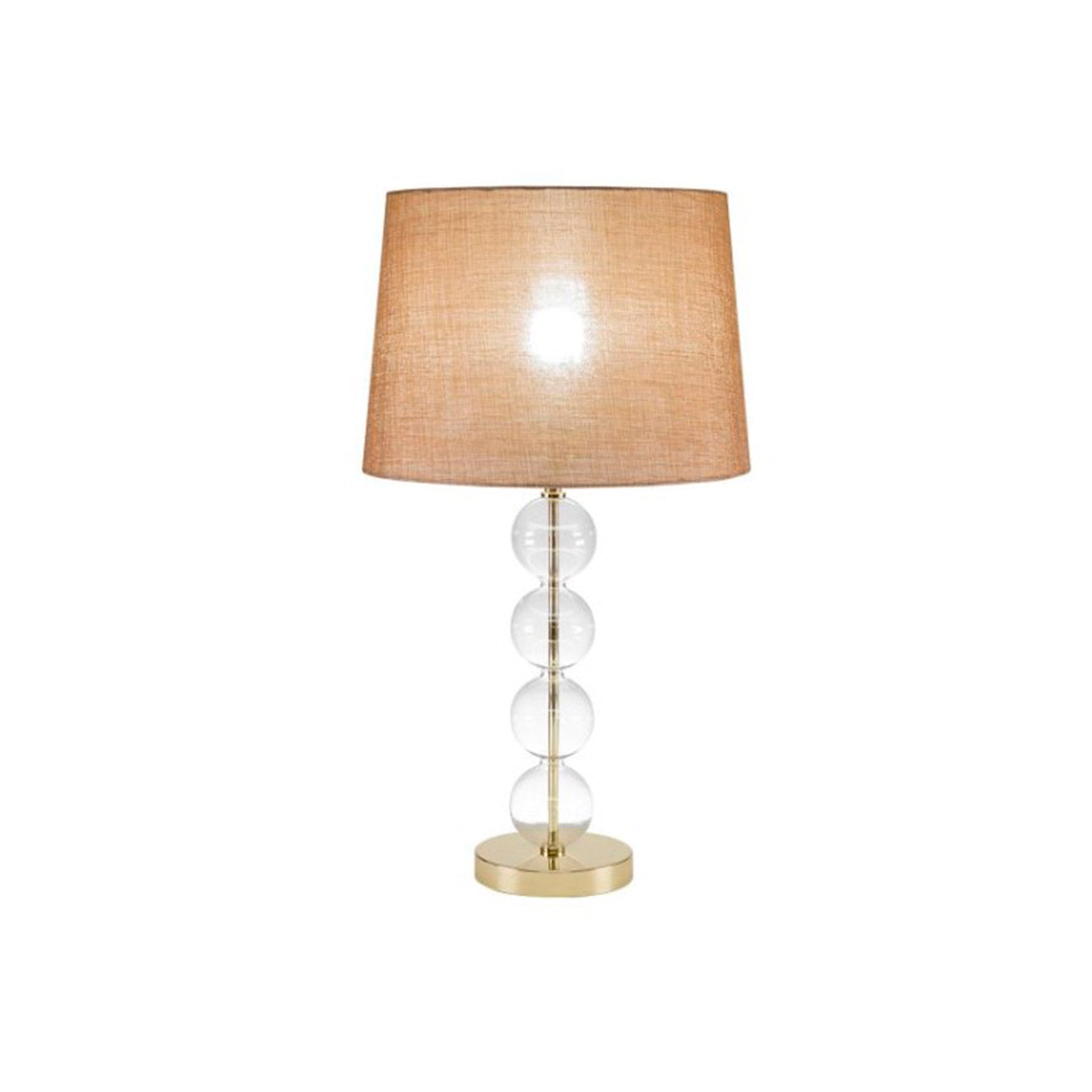 Lampara de mesa translucido