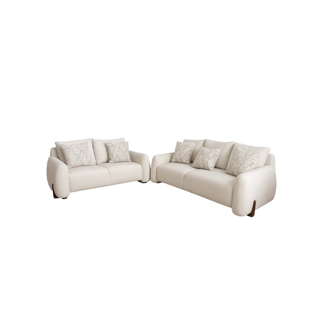 Sala 3.2 modelo adair moore white con cojines