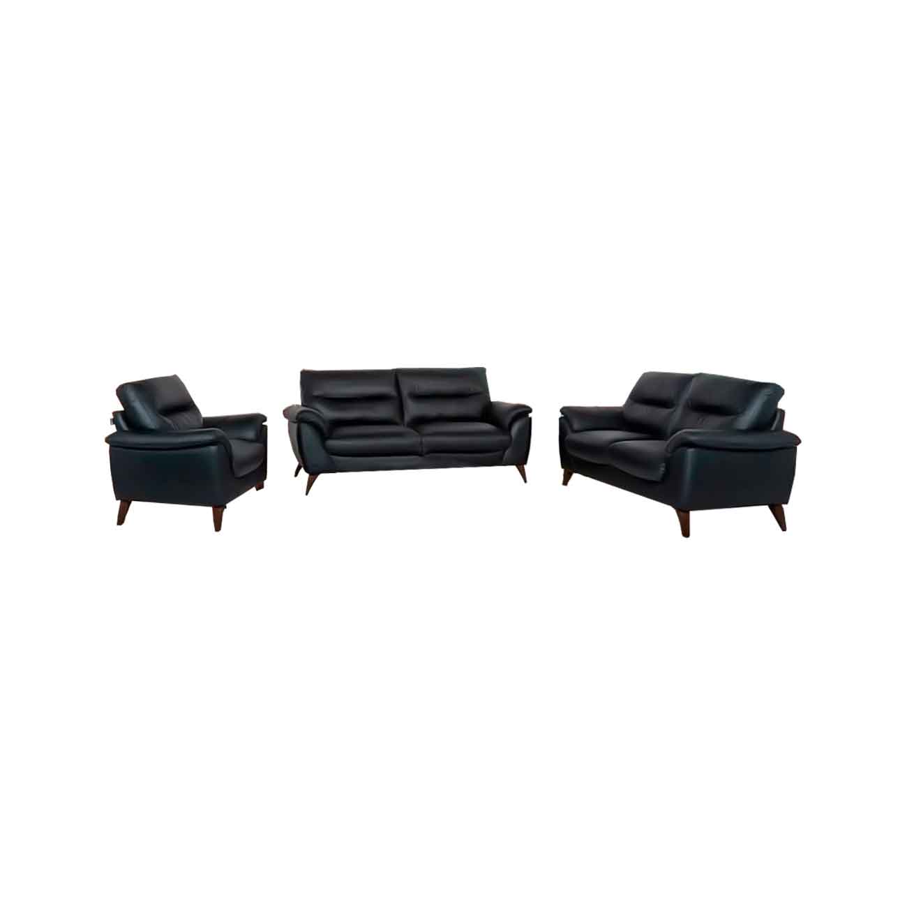 Sala modelo slash 3.2.1 comb piel corea negro