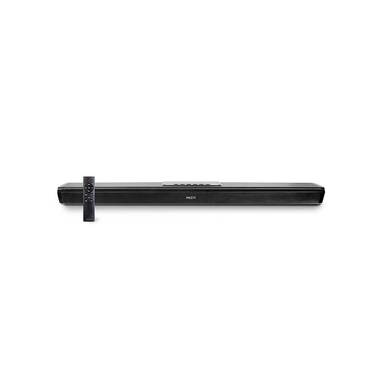 Barra de Sonido marca Misik 32 pulgadas con control remoto, con Bluetooth Alámbrico/Inalámbrico,